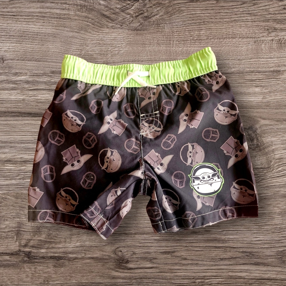 STAR WARS Baby Yoda Swim Trunks - Picture 3 of 6